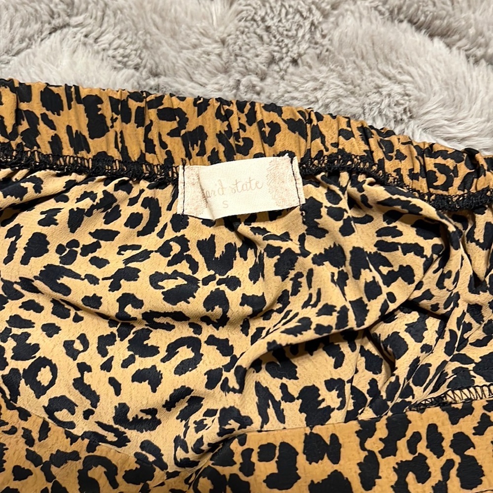 Altard state cheetah print skirt